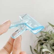 4pcs Clear Plastic Binder Clip - Clear - View 4
