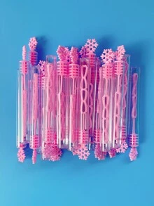 20入組粉色塑膠泡泡抹胸 - 粉色 - 查看 2