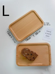 1 đĩa trái cây bằng gỗ - Màu vàng - Xem 9