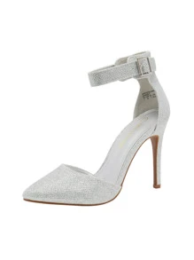 Zapatos de tacón de mujer - Plateado - Ver 11