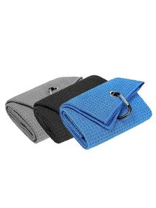 1 chiếc khăn chơi gôn Polyester - màu đen - Xem 6