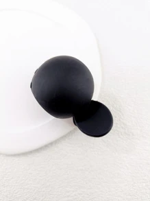 1入組極簡髮爪 - 黑色 - 查看 3