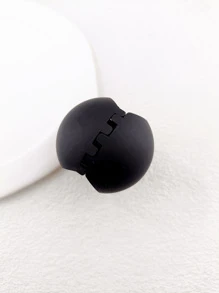 1入組極簡髮爪 - 黑色 - 查看 4