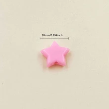 100入組/套星形設計DIY珠子 - 彩色 - 查看 4