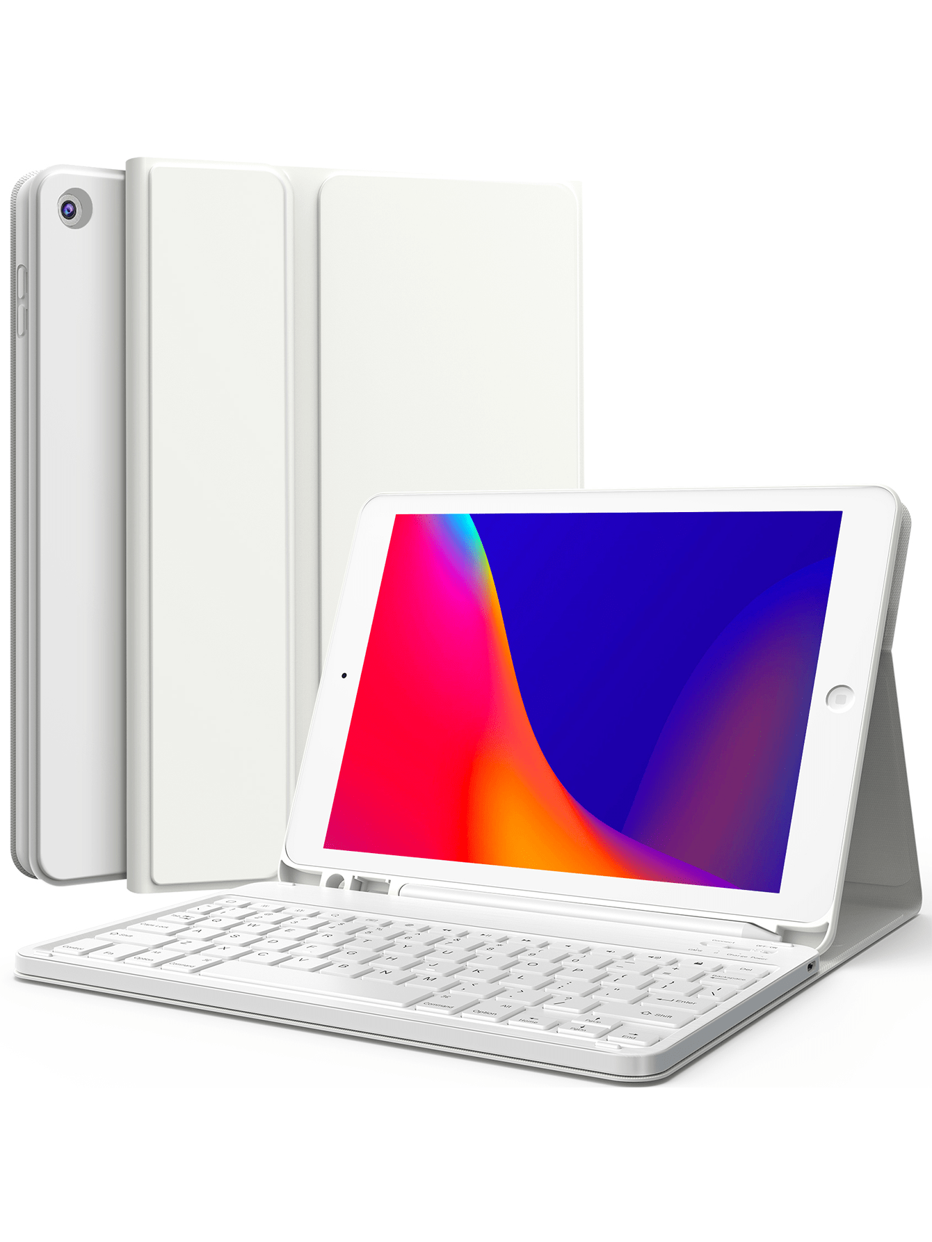 CHESONA Keyboard Case for iPad 9th Generation (2021)/8th Gen/7th Gen 10