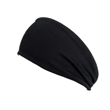 男士运动头带（2 件装）、吸湿排汗健身头带、跑步、骑行、足球、瑜伽吸汗头带、男士发带 - 黑色 - 查看 4