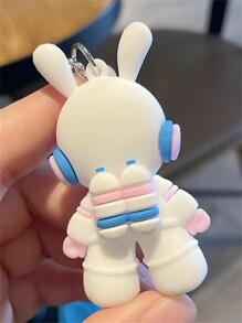 Women Cartoon & Fidget Toy Charm Cute Keychain For Key Decoration - Blue - View 3