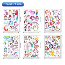 77入組獨角獸樣式貼紙 - 彩色 - 查看 2