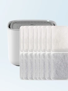 8pcs Pet Waterer Filter - White - View 2