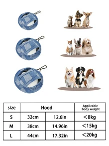 1入組藍色寵物帽子 - 藍色 - 查看 6