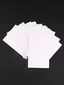 20pcs White DIY Invitation - White - View 2