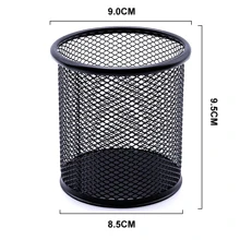 1 pieza Bote para lápices redondo - Negro - Ver 2