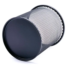 1 pieza Bote para lápices redondo - Negro - Ver 3