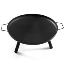 DC DICLASSE 23 in Outdoor Fire Pit Bowl Round Firepit Wood Burning Camping Patio Backyard Beach BBQ - 黑色 - 查看 10