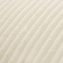 1入組米色條紋天鵝絨枕套（不含枕芯）,柔軟舒適的靠墊套,適用於客廳沙發,臥室床,汽車腰靠枕套,全季節使用 - 米色 - 查看 6