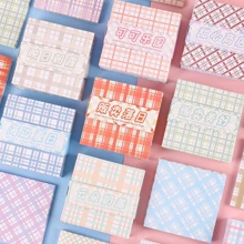 1入組格紋和字母圖案便簽簿 - 銅色 - 查看 9