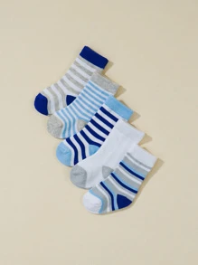 5 đôi tất sọc cho bé - Nhiều màu - Xem 1