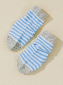 5 đôi tất sọc cho bé - Nhiều màu - Xem 2