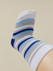 5 đôi tất sọc cho bé - Nhiều màu - Xem 4