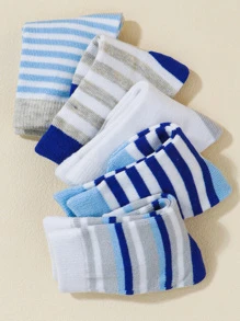 5 đôi tất sọc cho bé - Nhiều màu - Xem 3