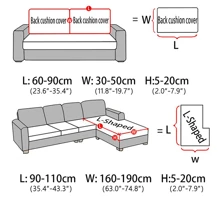 1 Miếng Tơ sữa In Căng cao Bọc ghế sofa , Mềm mại & Thoải mái , Thích hợp Đối với Kích cỡ khác nhau Ghế sofa Và , Chống xước Đối với Thú cưng , Chống bụi bẩn Đối với Đệm sofa - Nhiều màu - Xem 4