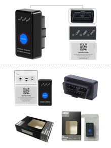 Obd2 Adapter Compatible With IPhone Ios And Android, Obd2 Diagnostic Device Scanner, Mini Car Obd Pro, Obd Ii Diagnostic Tool - Car Code Reader - Black - View 7