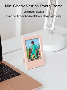 1個通用迷你3英寸經典竪立相框 - 粉色 - 查看 6