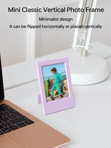 1入組通用迷你3吋經典直式相框 - 紫色 - 查看 6