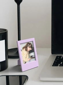 1入組通用迷你3吋經典直式相框 - 紫色 - 查看 5