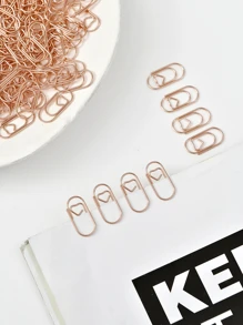 Mini Iron Paper Clip - Rose Gold - View 1