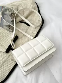 Fashionable Mini Flap Crossbody Bag With Adjustable Shoulder Strap
