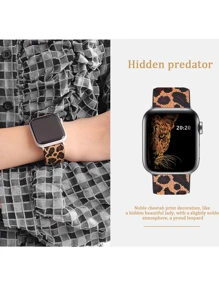 1 件女式弹性尼龙表带，兼容 46 毫米 49 毫米 40 毫米 44 毫米 45 毫米 41 毫米 42 毫米 38 毫米，兼容 Series 11 10 9 8 SE 7 6 5 4 3 2 1 Ultra 3/2/1 S10/S11，可调节豹纹腕带时尚配饰，安全钩环扣表带，轻质透气表带兼容 S10/S11 表带，时尚智能手表表带女式替换装，时尚智能手表表带兼容 表带，手链表带配件，兼容 ，智能手表表带，时尚腕带表带替换装，送给朋友、家人的绝佳礼物，适合户外、旅行、派对、礼物 - 彩色 - 查看 7