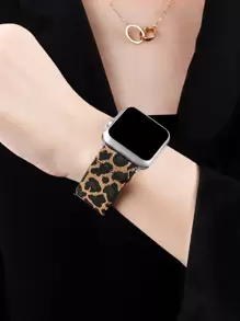 1 件女式弹性尼龙表带，兼容 46 毫米 49 毫米 40 毫米 44 毫米 45 毫米 41 毫米 42 毫米 38 毫米，兼容 Series 11 10 9 8 SE 7 6 5 4 3 2 1 Ultra 3/2/1 S10/S11，可调节豹纹腕带时尚配饰，安全钩环扣表带，轻质透气表带兼容 S10/S11 表带，时尚智能手表表带女式替换装，时尚智能手表表带兼容 表带，手链表带配件，兼容 ，智能手表表带，时尚腕带表带替换装，送给朋友、家人的绝佳礼物，适合户外、旅行、派对、礼物 - 彩色 - 查看 1