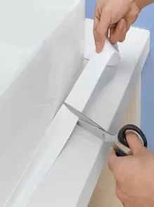 1 cuộn Dải niêm phong chống ẩm màu trơn - trắng - Xem 1