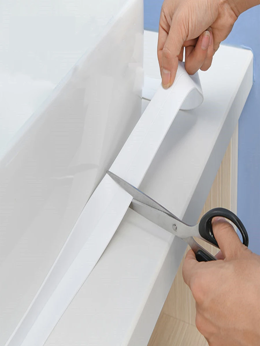 1 cuộn Dải niêm phong chống ẩm màu trơn - trắng - Xem 1