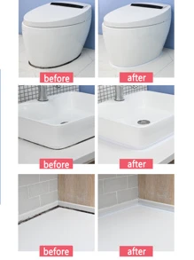 1 cuộn Dải niêm phong chống ẩm màu trơn - trắng - Xem 10