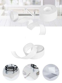 1 cuộn Dải niêm phong chống ẩm màu trơn - trắng - Xem 4