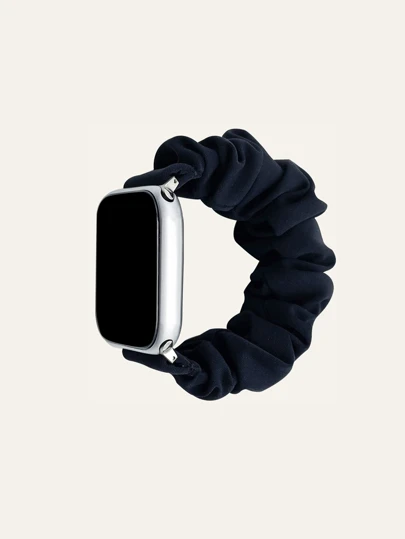 1pc Solid Scrunchie Watchband Compatible With Apple Watch,Compatible With Apple Watch 8/7/6/5/4/3/2/1/se/ultra, 38mm/40mm/41mm/42mm/44mm/45mm/49mm