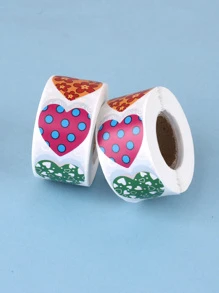 1 hình dán trái tim in hình trái tim - Nhiều màu - Xem 3