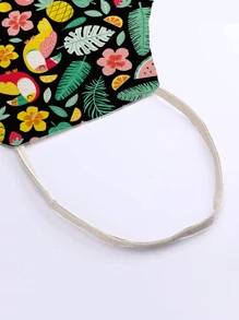 Delantal flamenco & con estampado floral - Multicolor - Ver 3