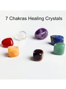 1入組水晶窗車飾7脈輪家居裝飾風水裝飾瑜伽冥想車掛 - 彩色 - 查看 6