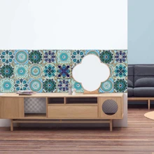 10pcs/20pcs Mandala Style Kitchen Wall Decals, Waterproof And Oil-Proof Kitchen Stickers, Stickers, Wall Decal, Vinyl Decal For Home Decorations, Spring Decoration Items Refresh Your Home, Rama Decoration Stickers - Multicolor - View 3