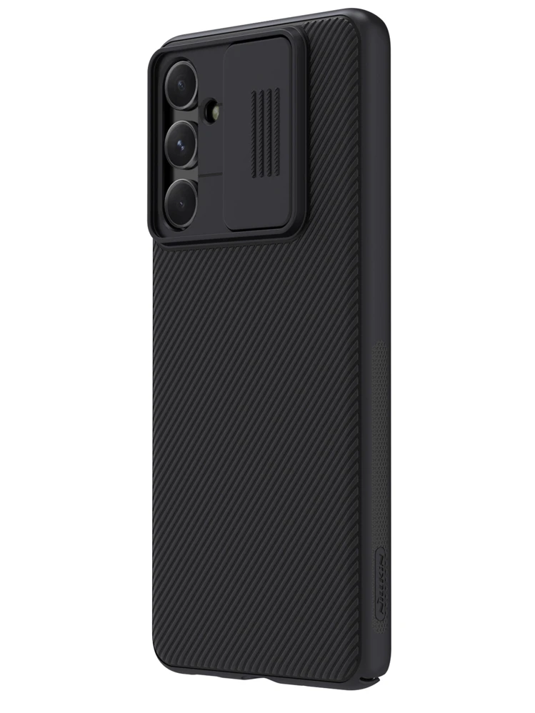 NILLKIN Funda compatible con Samsung galaxia 5G / A24 A34 / A14 4G a prueba de choques Cajas del teléfono con cubierta de cámara - Negro - Añade 8
