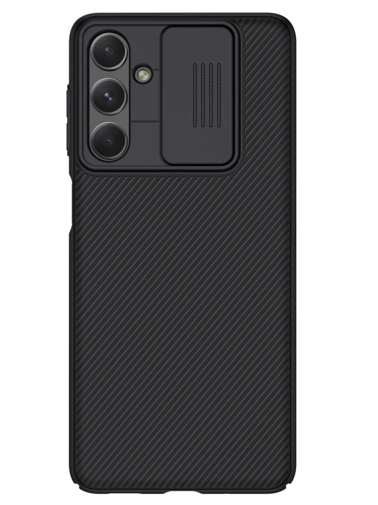 NILLKIN Funda compatible con Samsung galaxia 5G / A24 A34 / A14 4G a prueba de choques Cajas del teléfono con cubierta de cámara - Negro - Añade 6