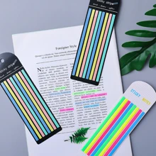 1 pieza Nota adhesiva de índice de color mixto - Multicolor - Ver 3