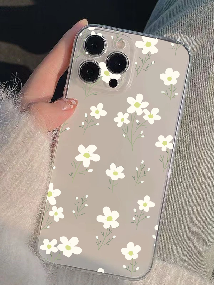 Flower Pattern Anti-Fall Phone Case - Multicolor - View 1