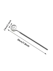 1pc Chocolate Dipping Tools, Cheese Spread Spoon, Spiral Dipping Tool, 304 Stainless Steel Chocolate Fork, Kitchen Household Stainless Steel Gadgets, Baking Gadget