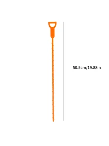 1/2/5pcs Drainage Dredge Hair Cleaner For Sink - Yellow - View 2