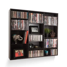 Cabinet-Atlantic Oskar Media Wall-Unit 756 Espresso - Black - View 4