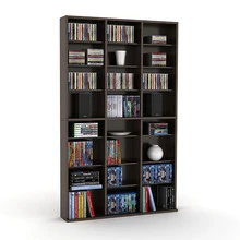 Cabinet-Atlantic Oskar Media Wall-Unit 756 Espresso - Black - View 3